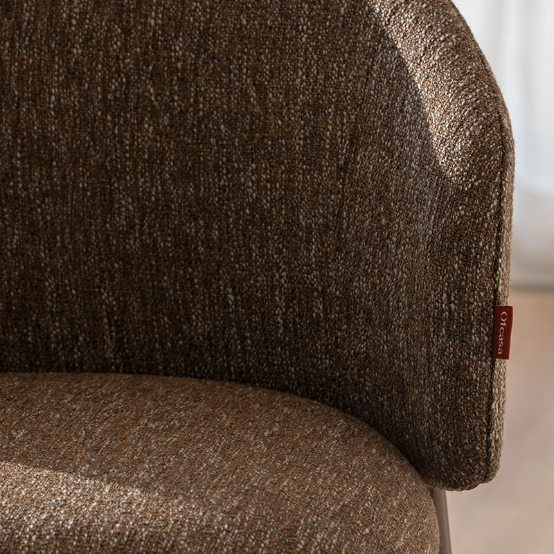 Valda Bar Stools [Set of 1] [Linen Texture Fabric]