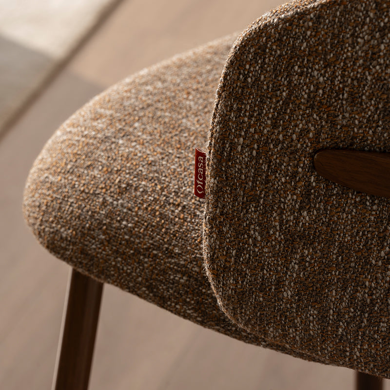 Valda Bar Stools [Set of 1] [Linen Texture Fabric]