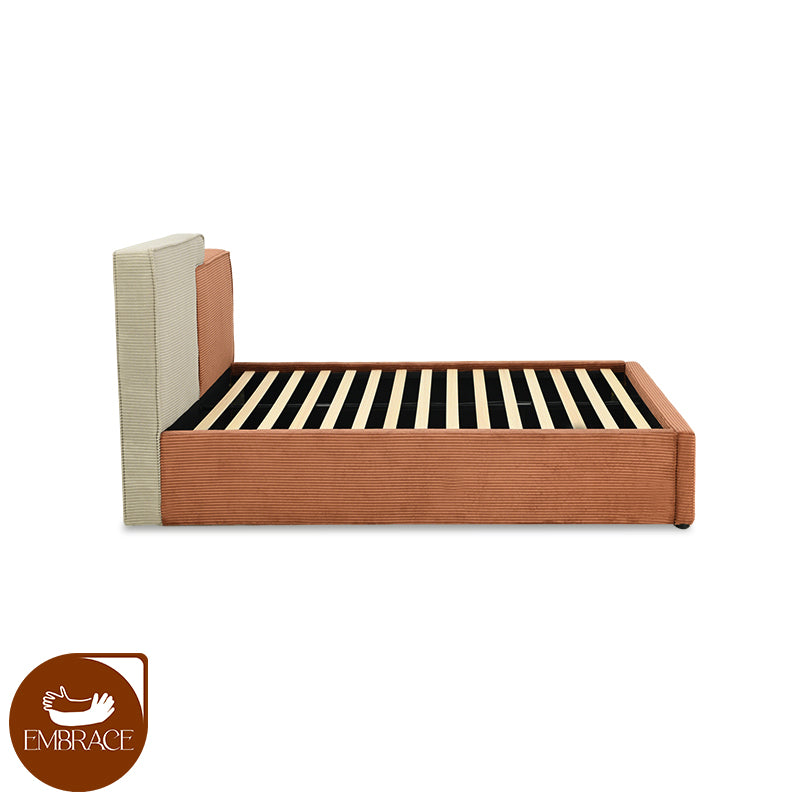 Caressa S Bed [King Bed] [Velvet] [150 cm]