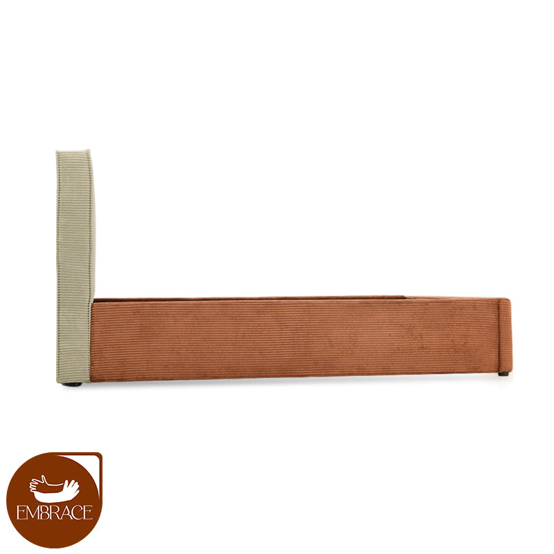Caressa S Bed [King Bed] [Velvet] [150 cm]