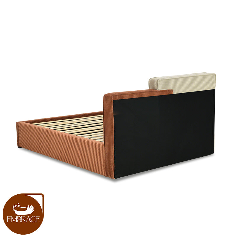 Caressa S Bed [King Bed] [Velvet] [150 cm]
