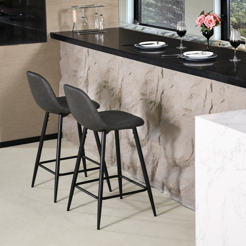 Ofcasa Dining Chairs Jarvis Diamond Bar Stools Faux Leather