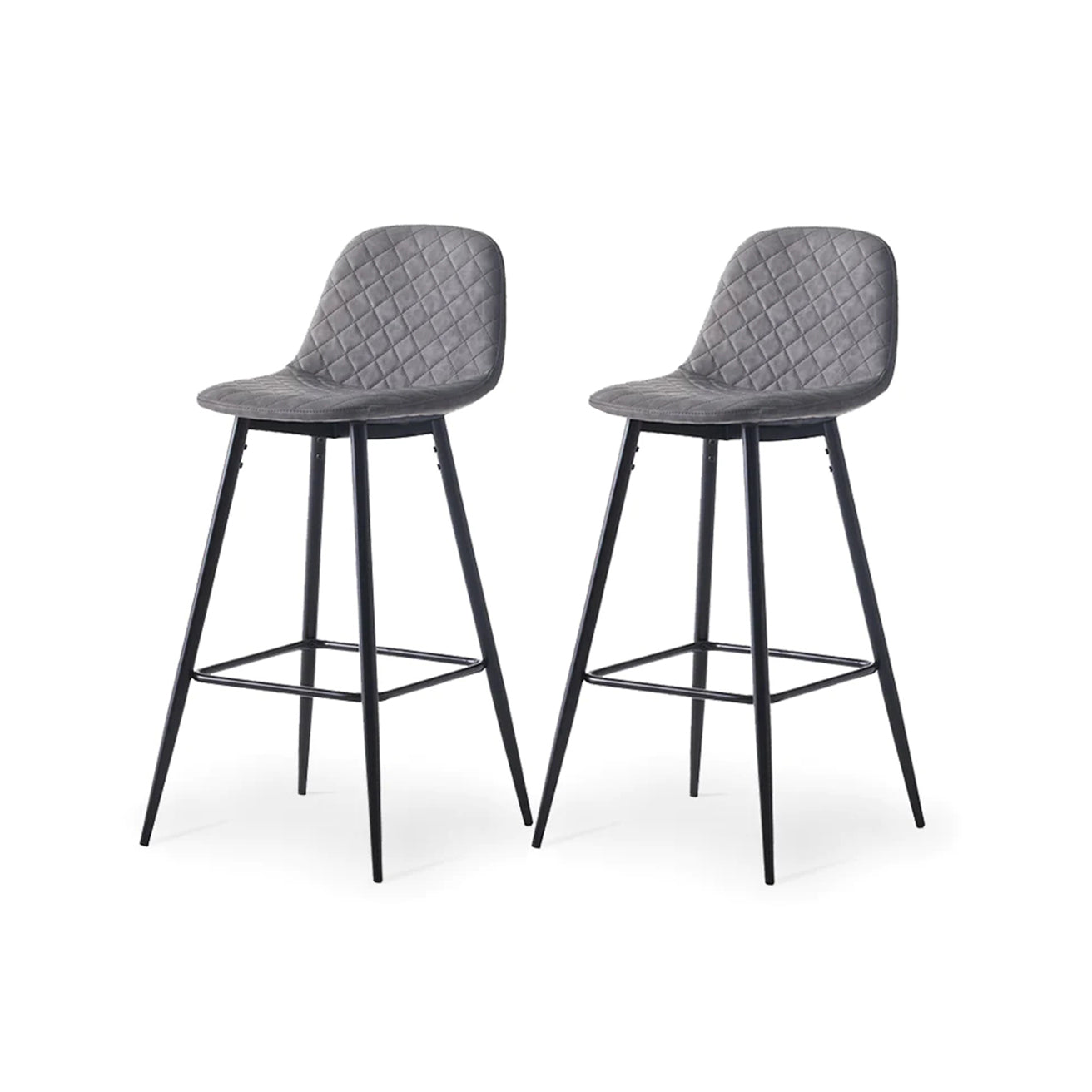 ofcasa, Jarvis Diamond bar stools, barstools, breakfast bar stools, grey bar stools, chairs for sale, comfy chair, grey chair, breakfast bar chairs, kitchen island chairs, ofcasafurniture, ofcasachairs, ofcasa discount, ofcasa uk