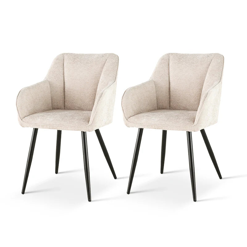 Sienna Dining Chairs [Set of 2] [Chenille]