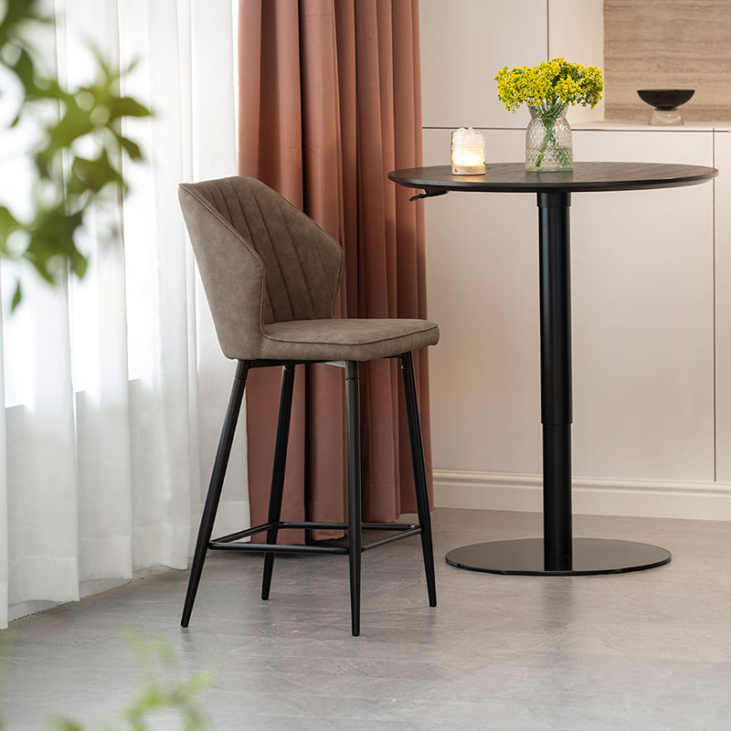 Aleena Bar Stools [Set of 2] [Pu Leather][65 cm]