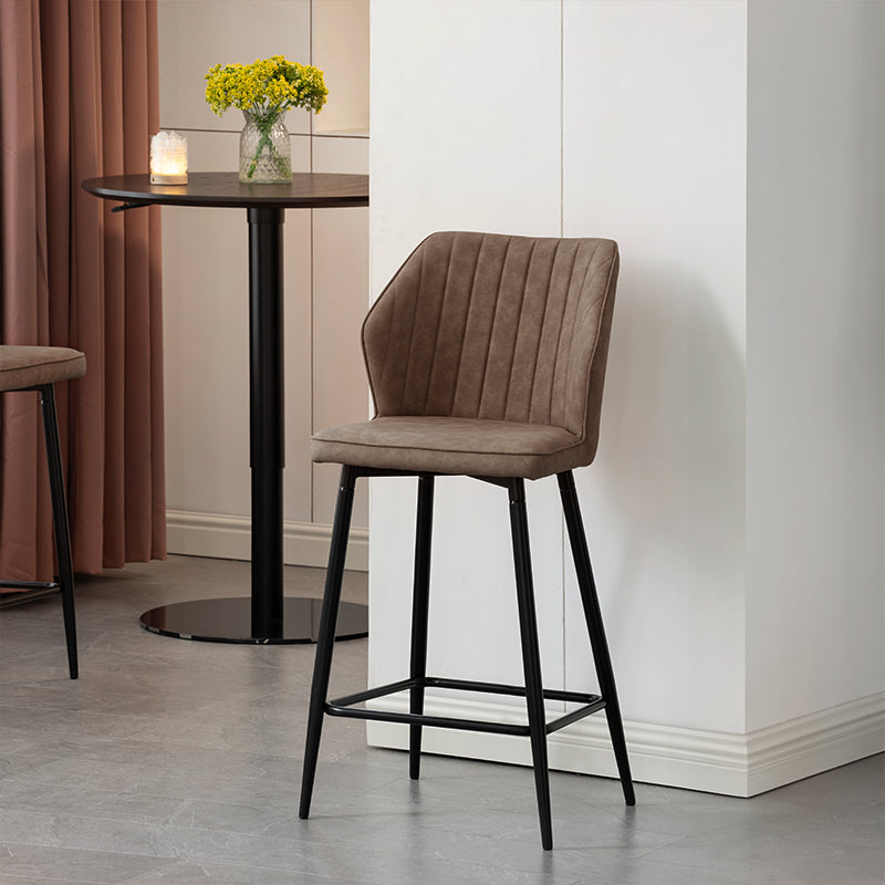 Aleena Bar Stools [Set of 2] [Pu Leather][65 cm]