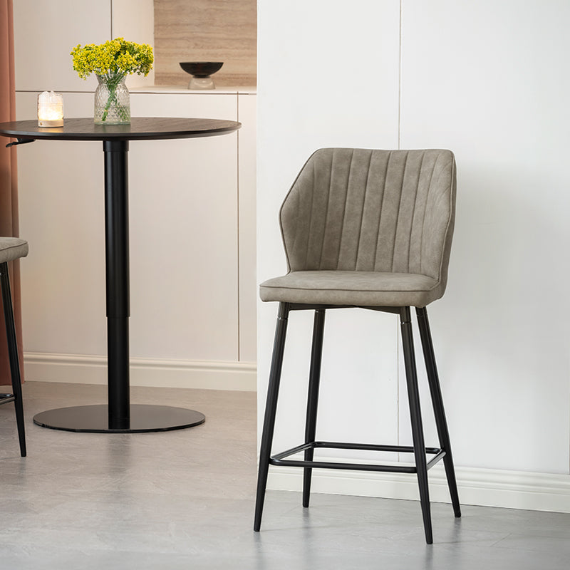 Aleena Bar Stools [Set of 2] [Pu Leather][65 cm]