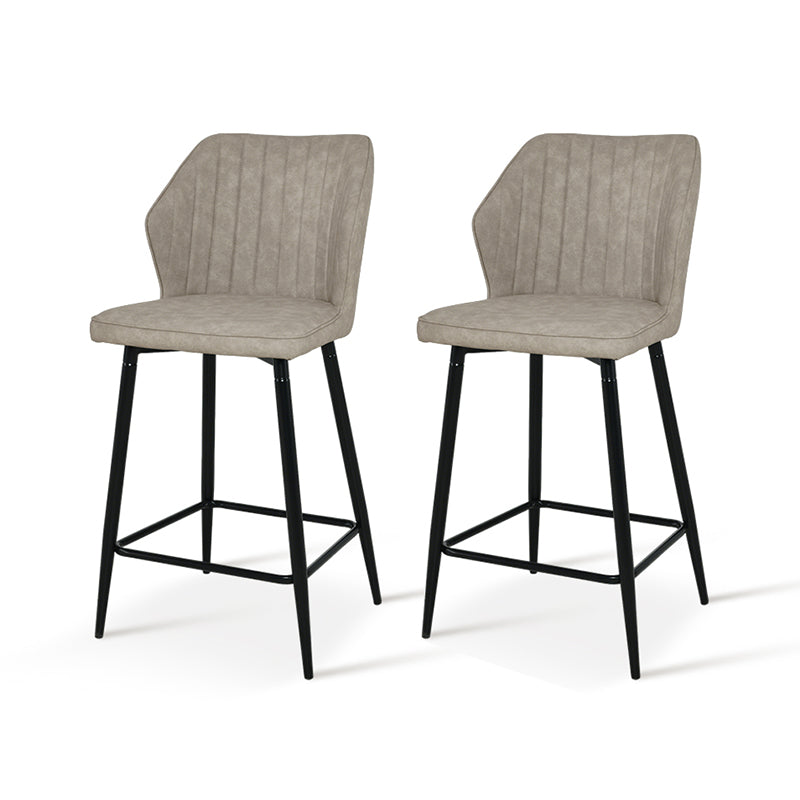 Aleena Bar Stools [Set of 2] [Pu Leather][65 cm]