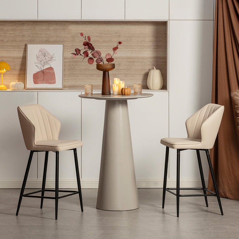 Aleena Bar Stools [Set of 2] [Pu Leather][65 cm]