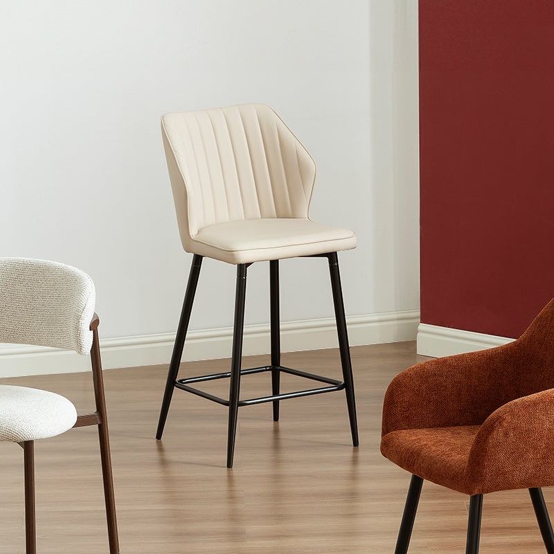 Aleena Bar Stools [Set of 2] [Pu Leather][65 cm]