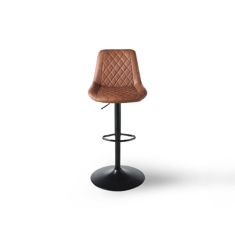 Jarvis AH Diamond Bar Stools [Set of 2] [Pu Leather] [62cm-82cm]