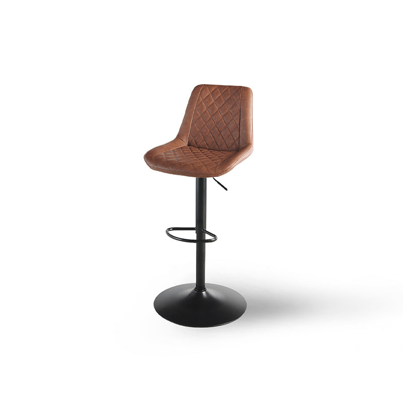 Jarvis AH Diamond Bar Stools [Set of 2] [Pu Leather] [62cm-82cm]