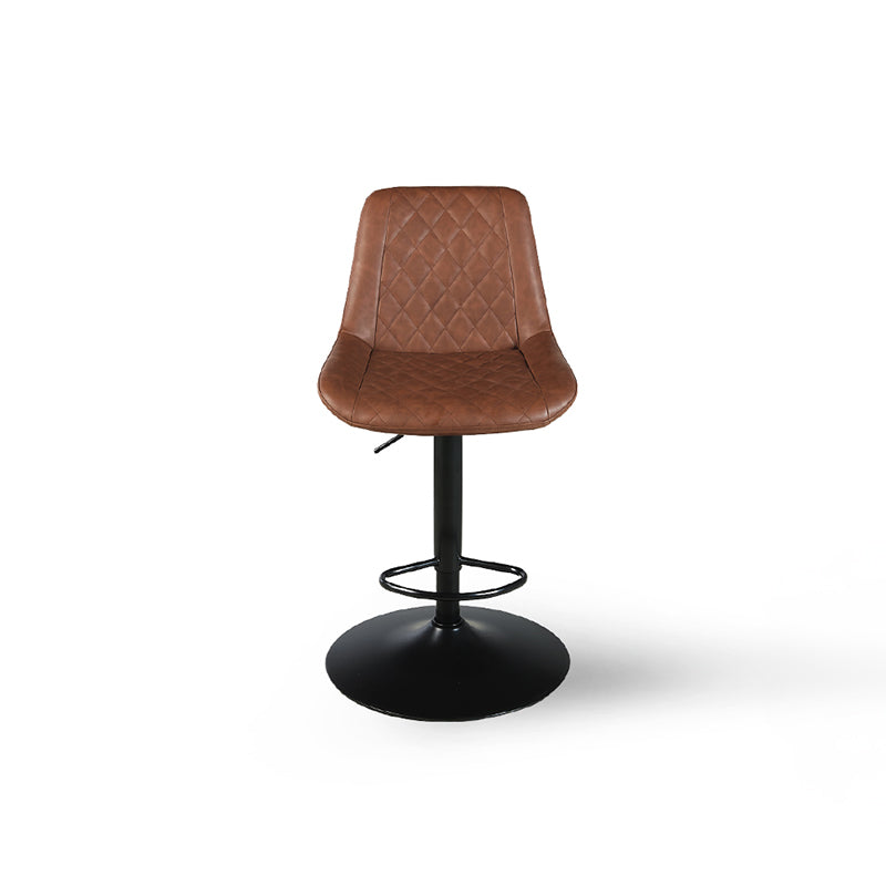 Jarvis AH Diamond Bar Stools [Set of 2] [Pu Leather] [62cm-82cm]