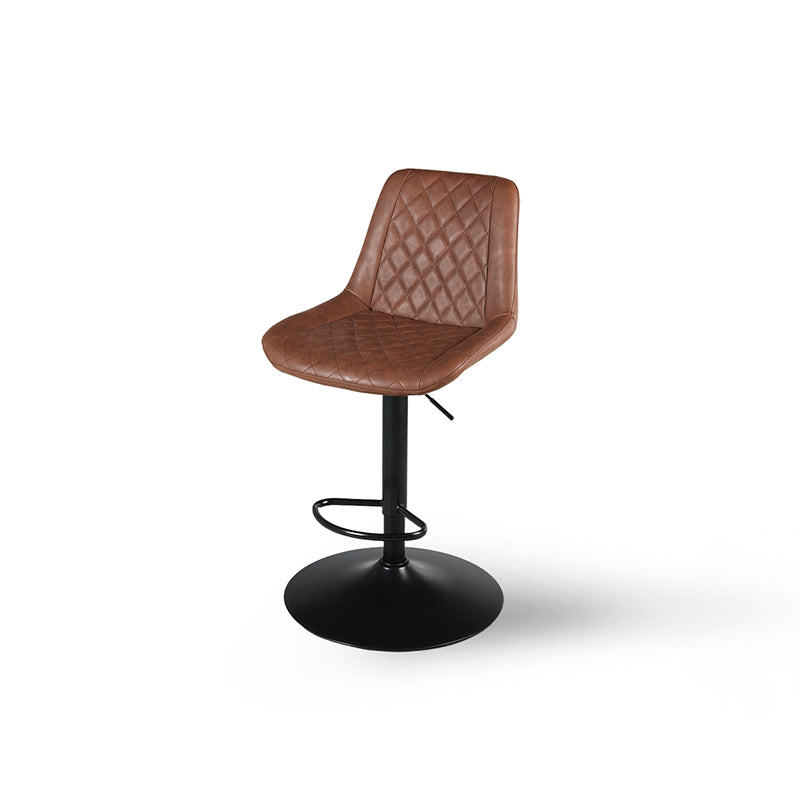 Jarvis AH Diamond Bar Stools [Set of 2] [Pu Leather] [62cm-82cm]