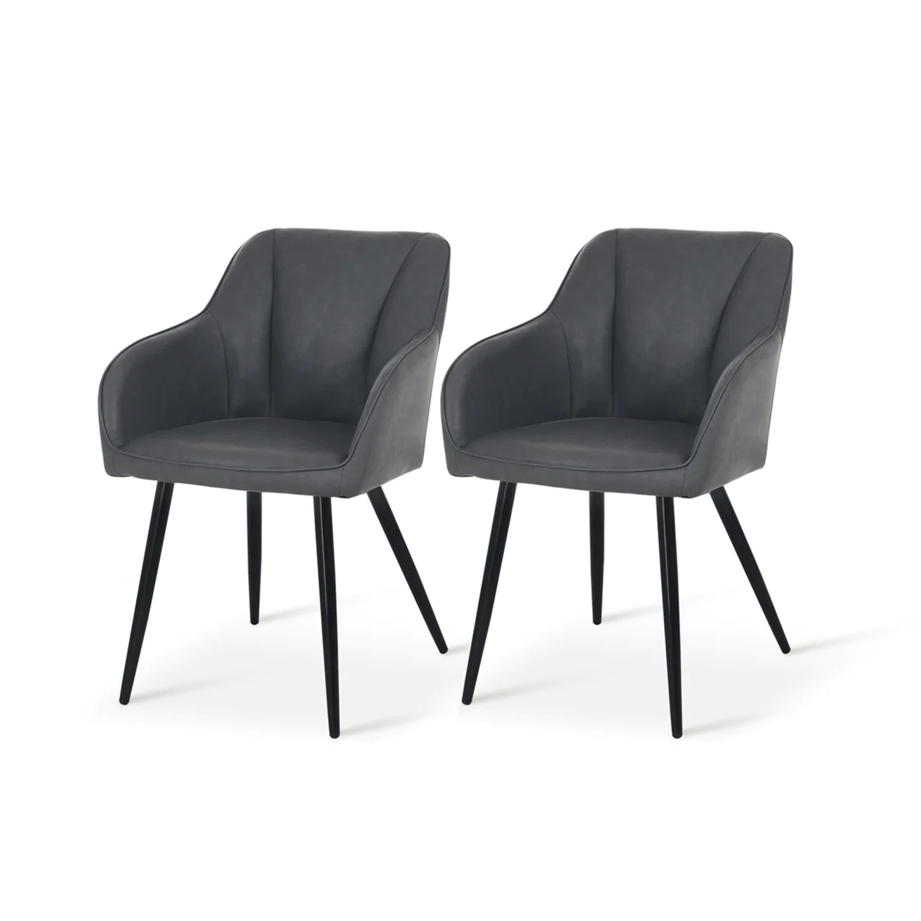 Sienna Dining Chairs [Set of 2] [Pu Leather]