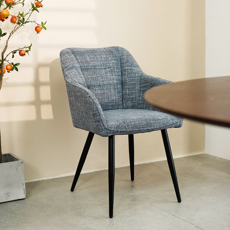Sienna Garden Dining Chairs [Set of 2] [Linen Fabric]