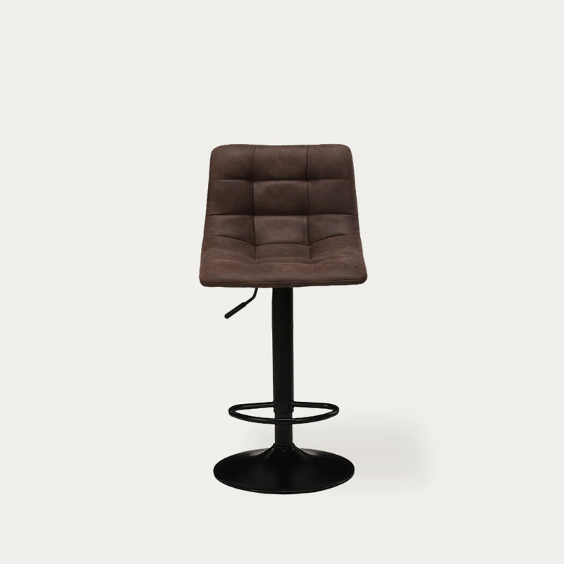 Aoife AH Bar Stools [Set of 2] [Faux Suede] [62cm-82cm]