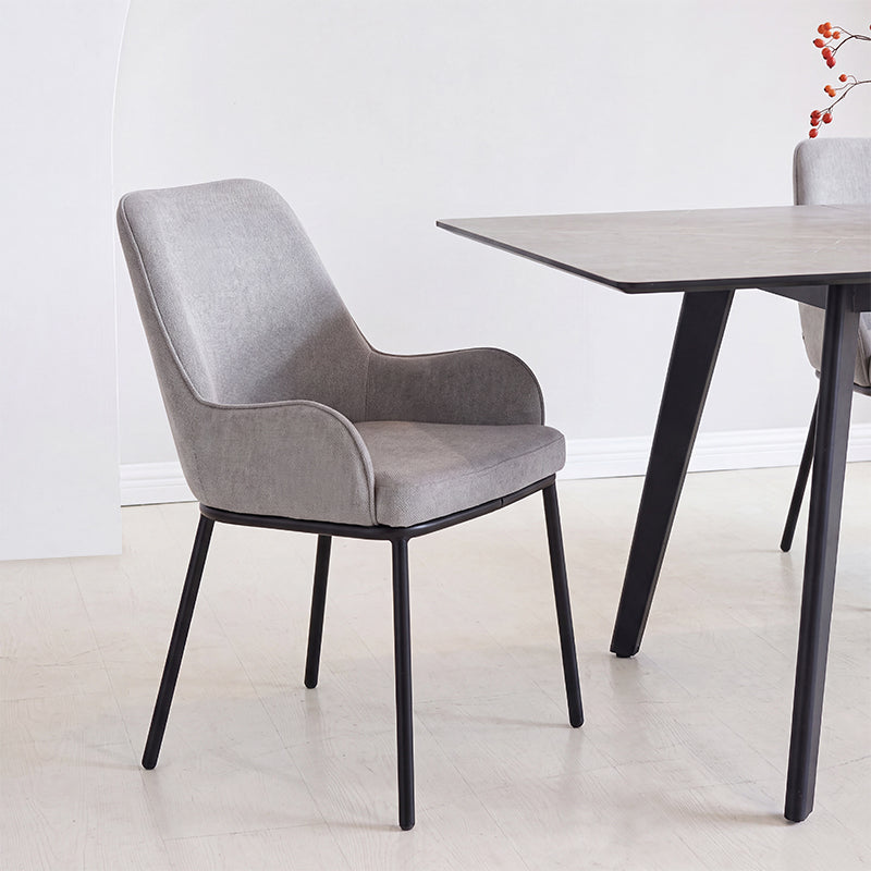 Valdez X Dining Table & 6 Felisa Dining Chairs [Dining Set]