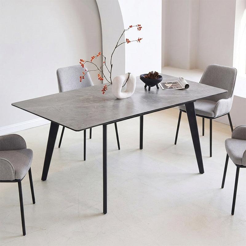Valdez X Dining Table & 6 Felisa Dining Chairs [Dining Set]