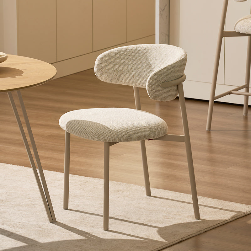 Zahra S Dining Chairs [Set of 2] [Linen Texture Fabric] [⌀ 2.5 cm]