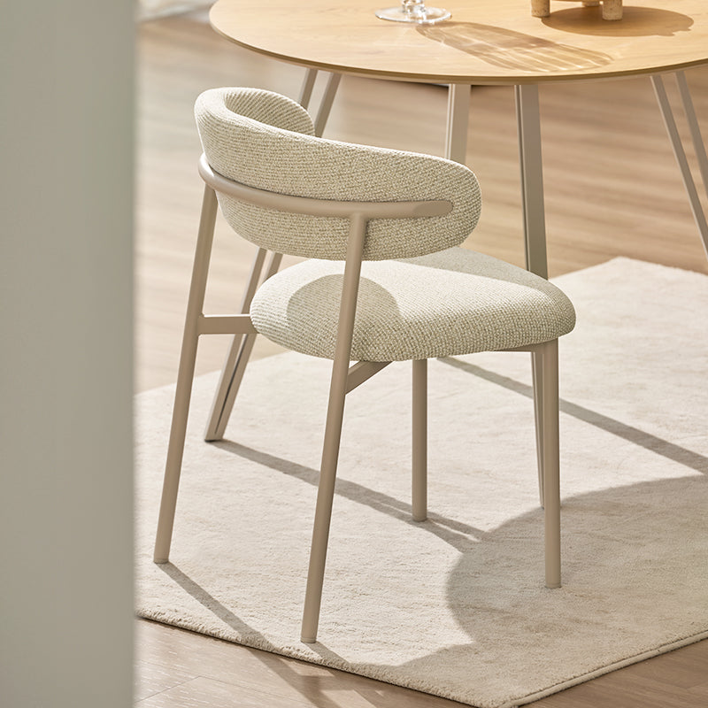 Zahra S Dining Chairs [Set of 2] [Linen Texture Fabric] [⌀ 2.5 cm]