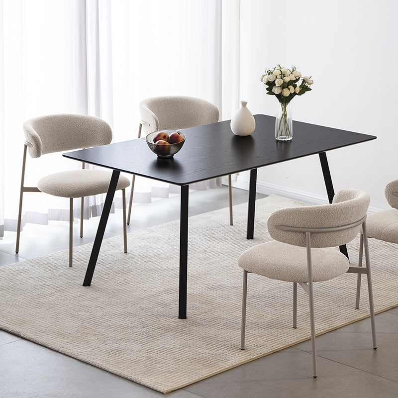 Zahra Dining Chairs [Set of 2] [Boucle Fabric][⌀ 1.9 cm]