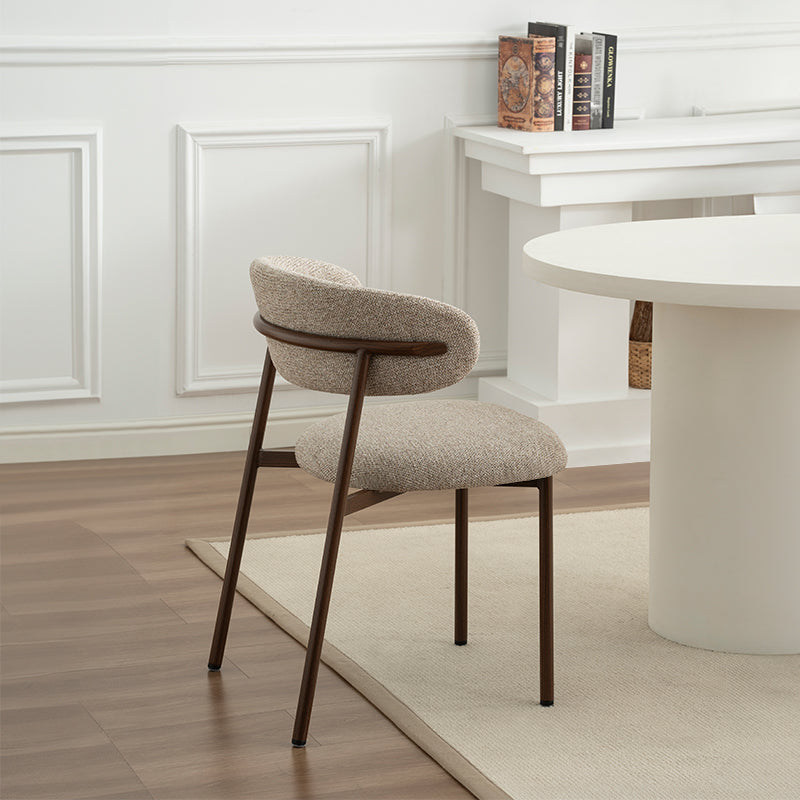 Zahra S Dining Chairs [Set of 2] [Linen Fabric] [⌀ 2.5 cm]