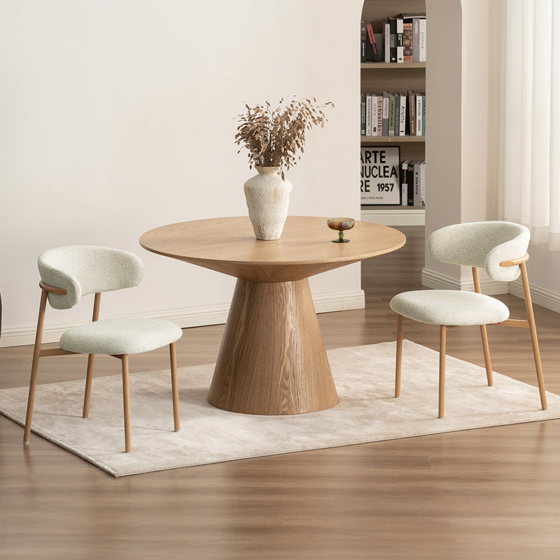 Zahra S Dining Chairs [Set of 2] [Linen Texture Fabric] [⌀ 2.5 cm]