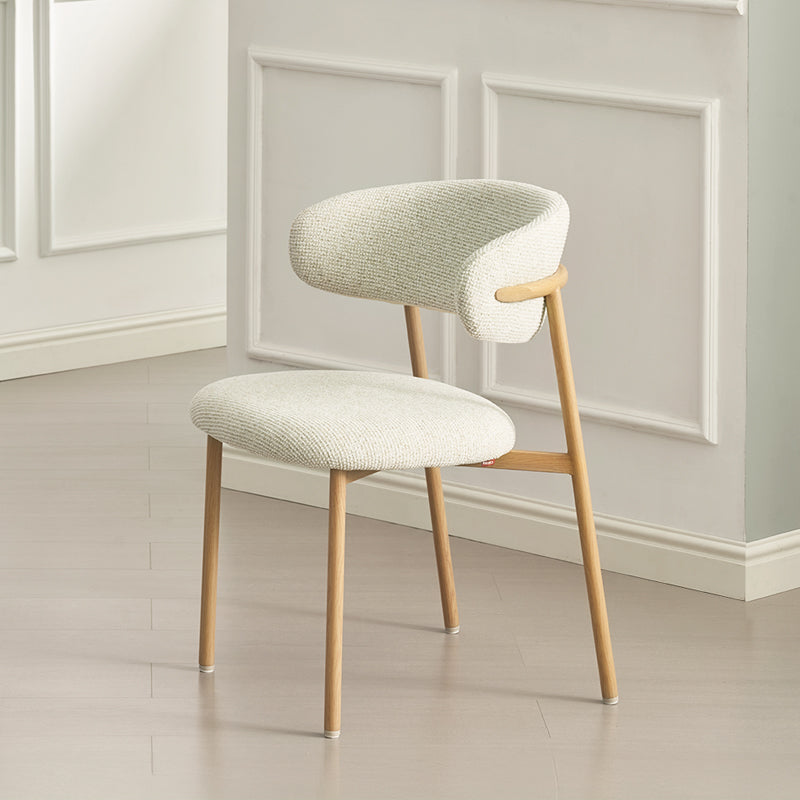 Zahra S Dining Chairs [Set of 2] [Linen Texture Fabric] [⌀ 2.5 cm]