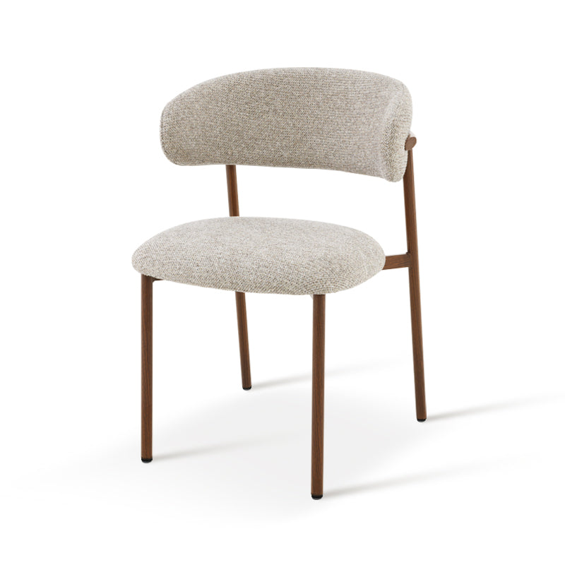 Zahra S Dining Chairs [Set of 2] [Linen Texture Fabric] [⌀ 2.5 cm]