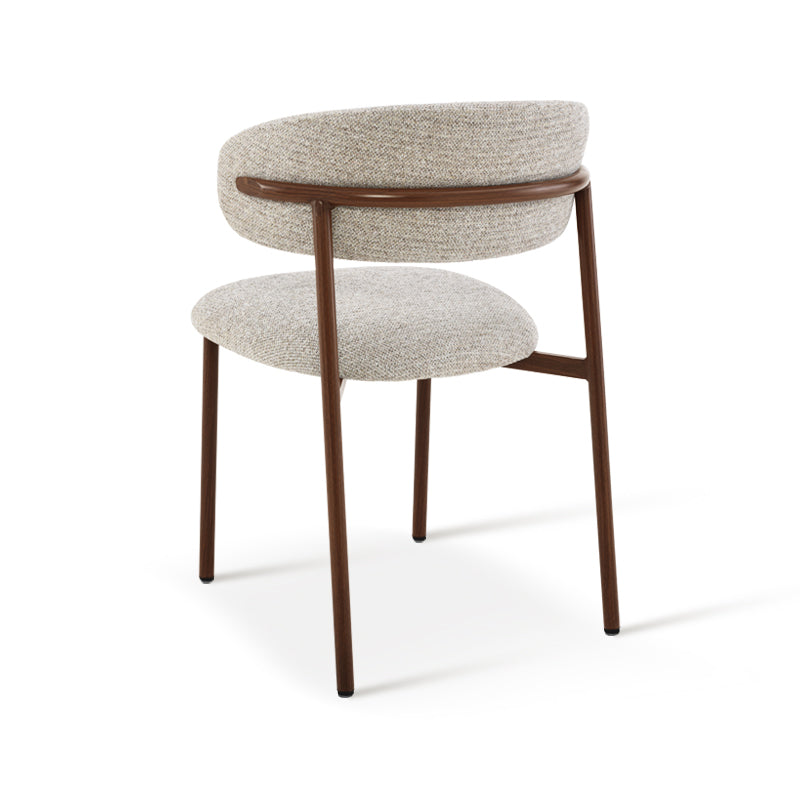 Zahra S Dining Chairs [Set of 2] [Linen Texture Fabric] [⌀ 2.5 cm]