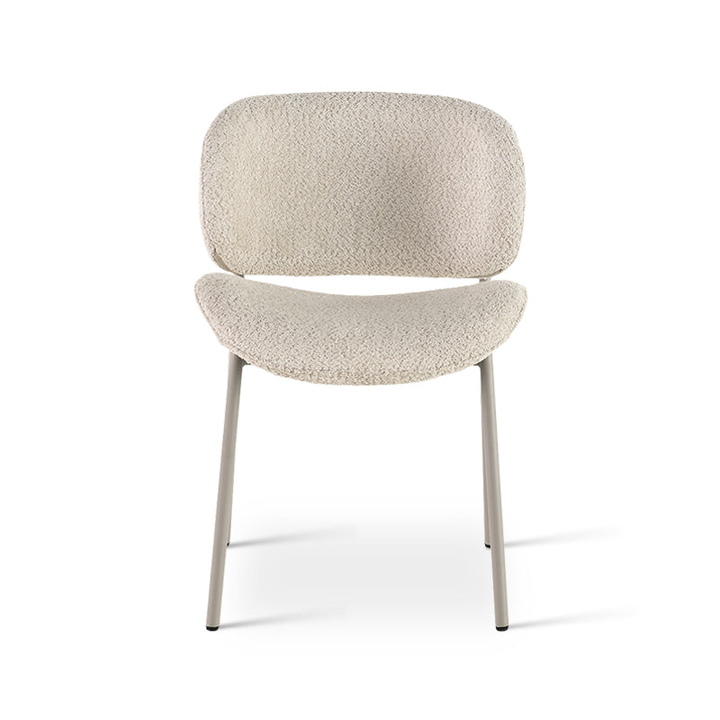 OFCASA Hadley Boucle Dining Chairs | Wide-Back Comfort