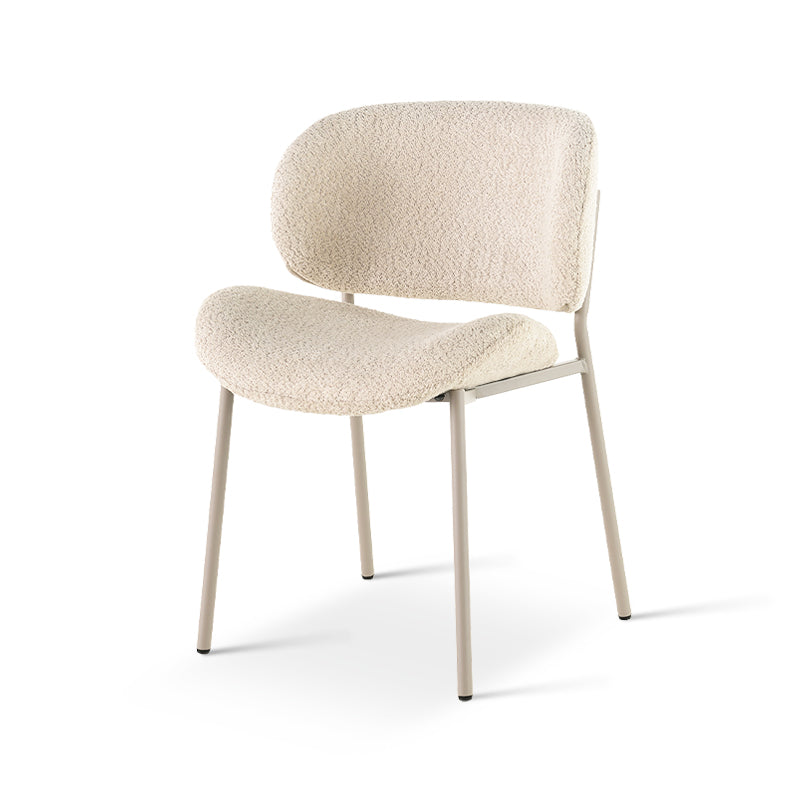 Hadley Dining Chairs [Set of 2] [Beige] [Boucle Fabric]