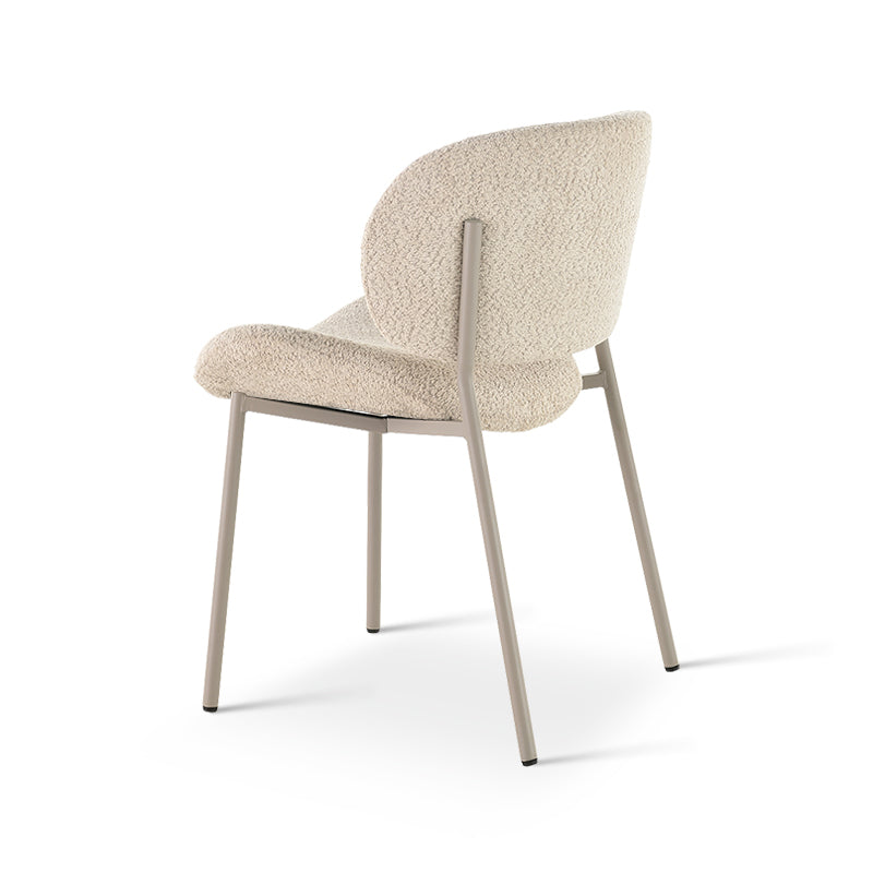 Hadley Dining Chairs [Set of 2] [Beige] [Boucle Fabric]