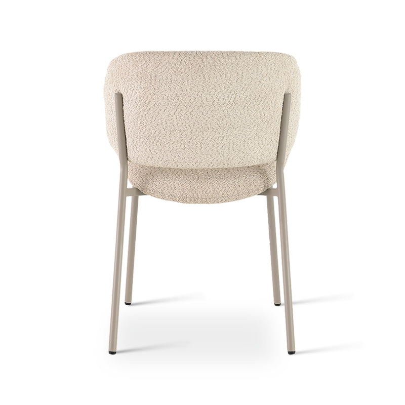 Hadley Dining Chairs [Set of 2] [Beige] [Boucle Fabric]