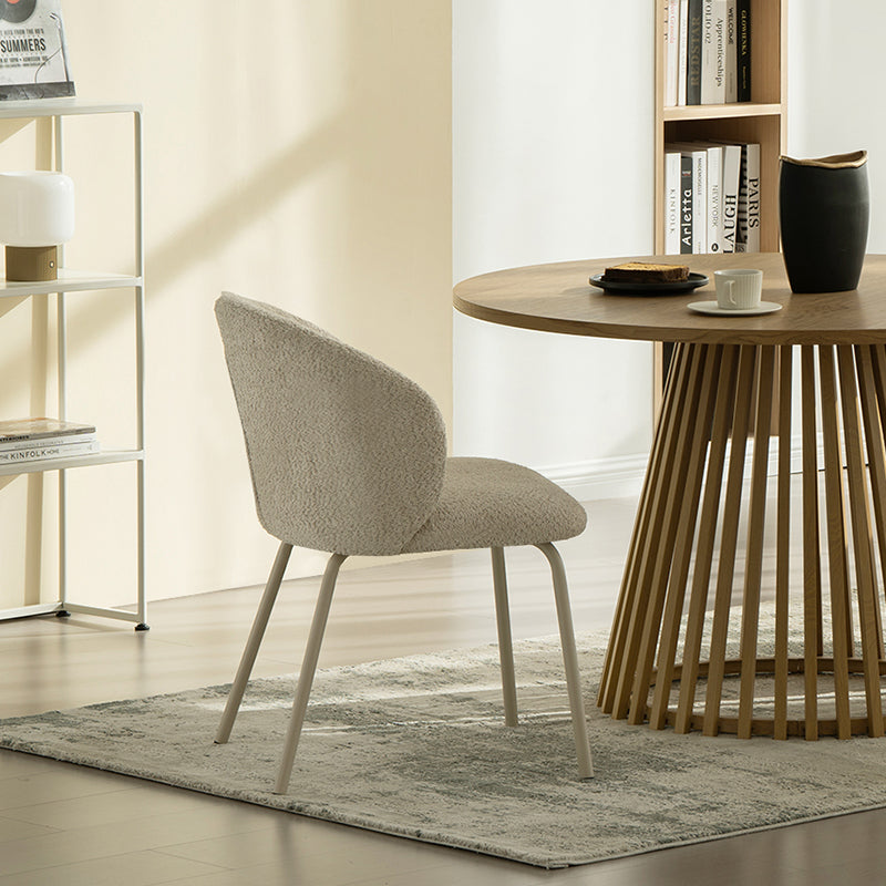 OFCASA Yasin Boucle Dining Chairs | Set of 2 OFCASA Yasin Boucle Dining Chairs | Set of 2