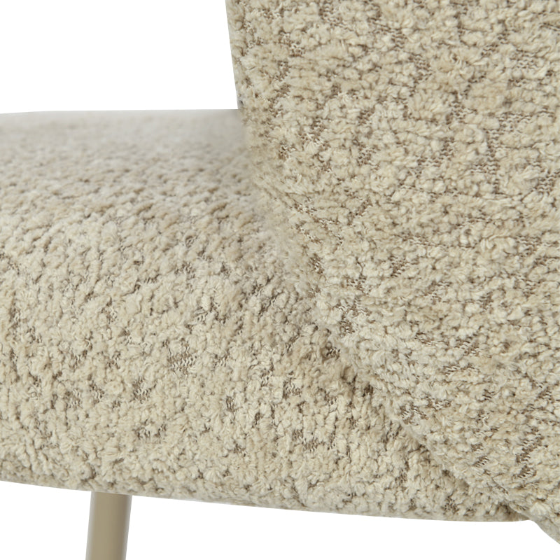 Yasin Dining Chairs [Set of 2] [Boucle Fabric]