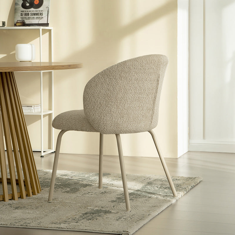 Yasin Dining Chairs [Set of 2] [Boucle Fabric]