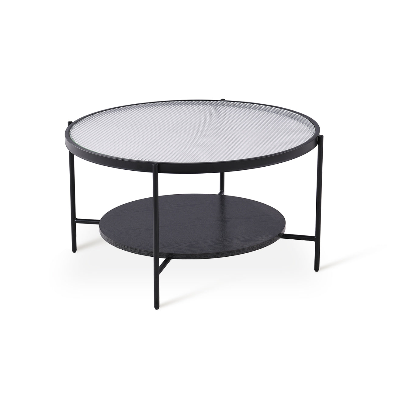 Kiana Round Coffee Table [Black]