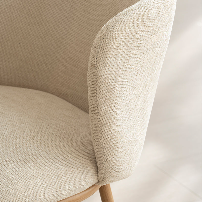 Veronica Round Dining Table & 4 Karin Dining Chairs [Dining set]