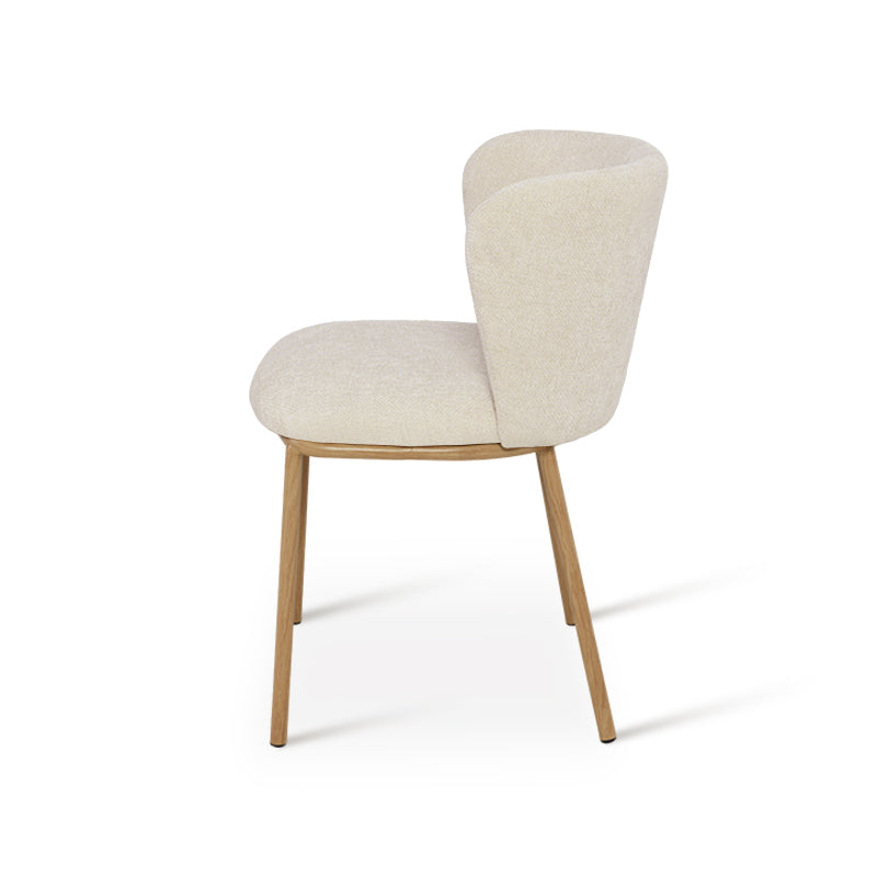 Karin Dining Chairs [Set of 2] [Linen texture Fabric]