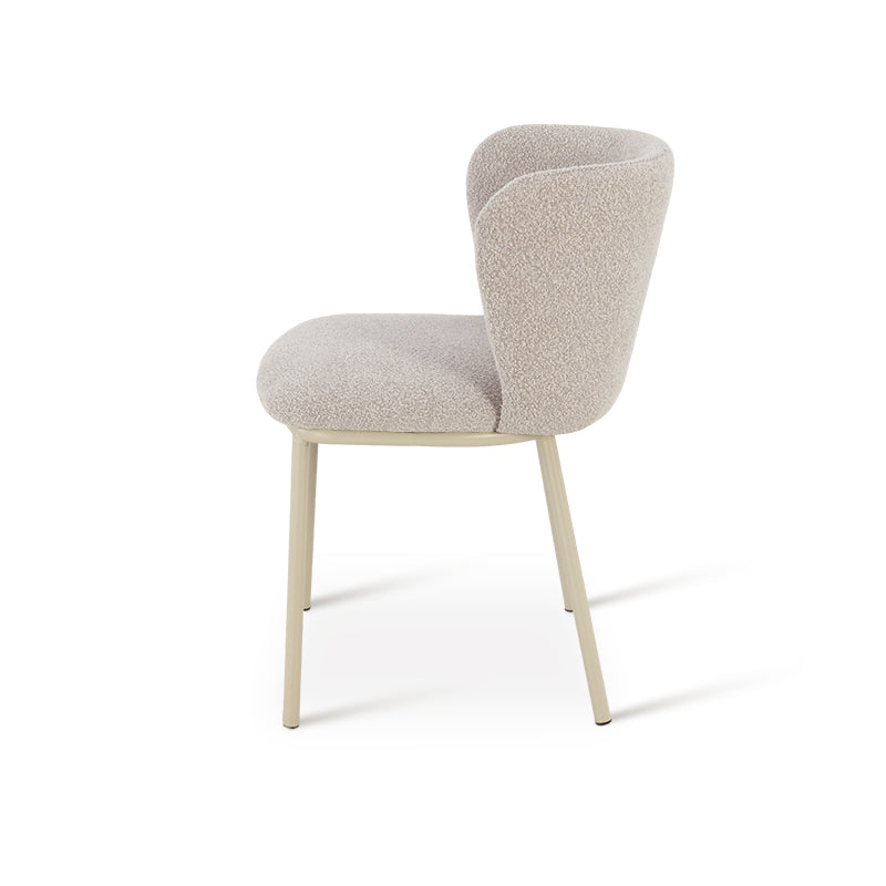 Karin Dining Chairs [Set of 2] [Boucle Fabric]