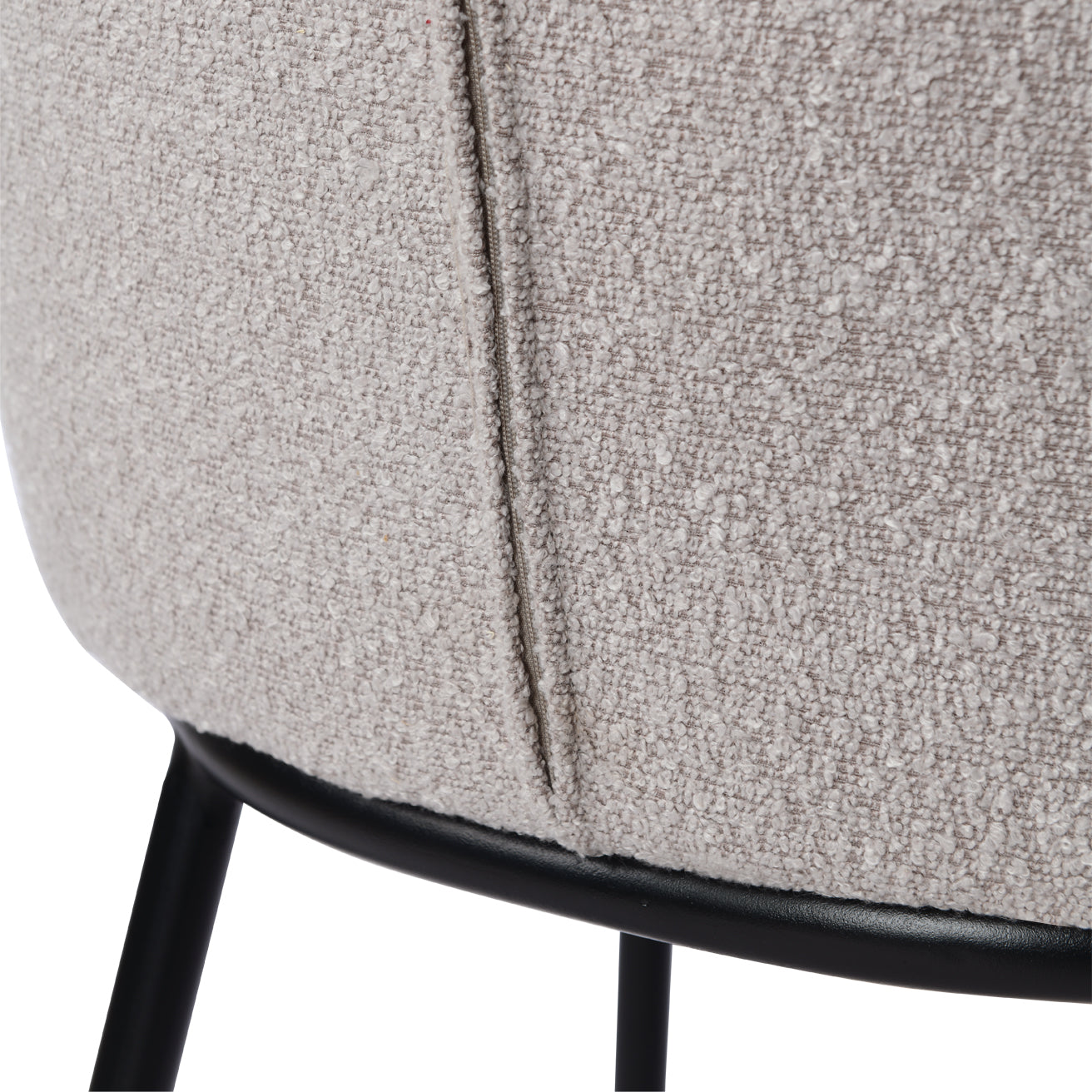 Karin Bar Stools [Set of 2] [Boucle Fabric] [65 cm]