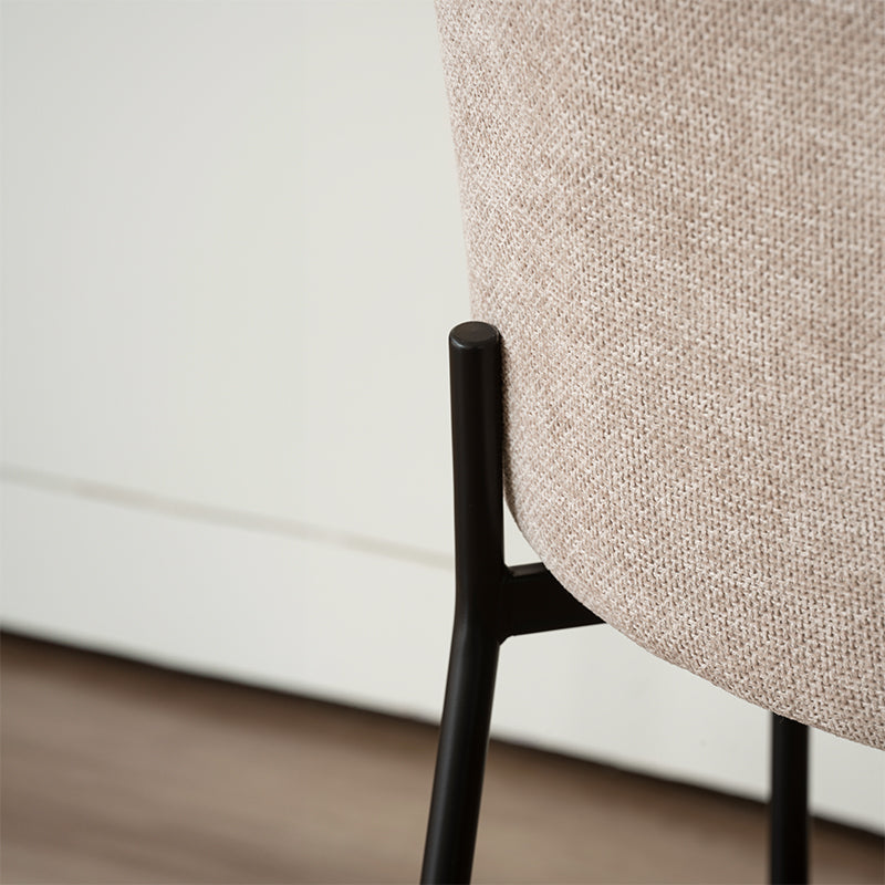 Bard Bar Stools [Set of 2] [Linen Texture Fabric] [65 cm]