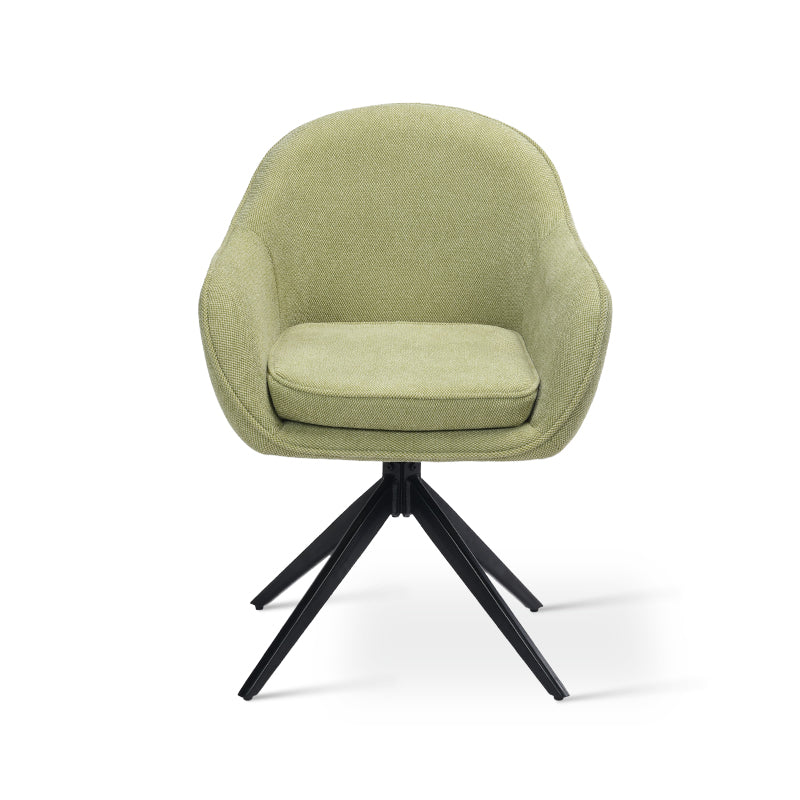 Aaliyah Swivel Chairs [Set of 2] [Linen Fabric]