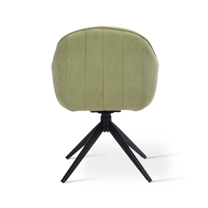 Aaliyah Swivel Chairs [Set of 2] [Linen Fabric]