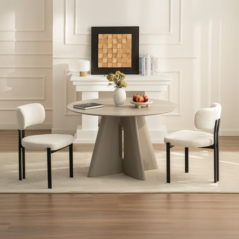 Mabel dining chairs [set of 2] [bouclé fabric]