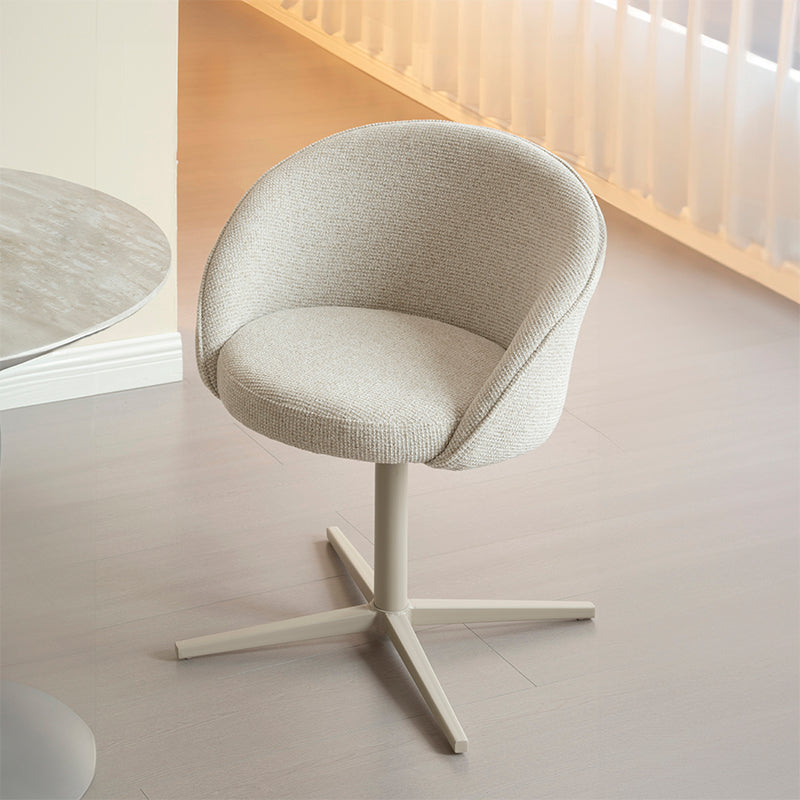 Paislee Swivel Dining Chairs [Set of 2] [Linen Fabric]