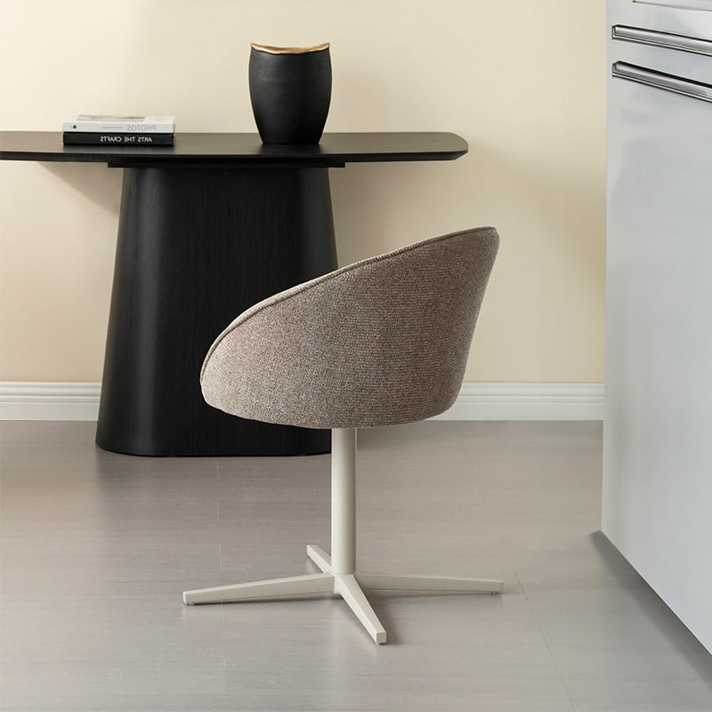 Paislee Swivel Dining Chairs [Set of 2] [Linen Fabric]