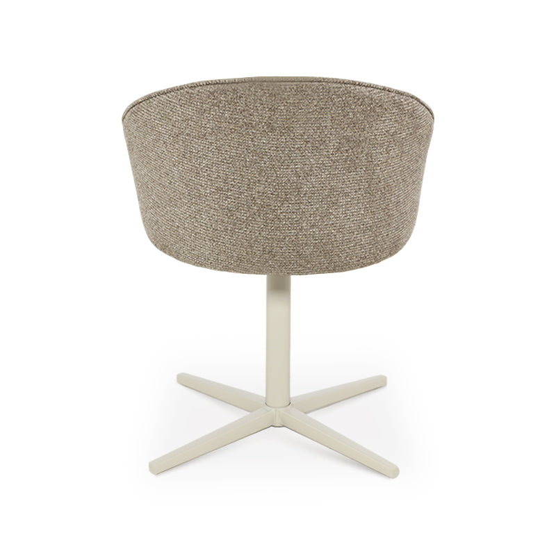 Paislee Swivel Dining Chairs [Set of 2] [Linen Fabric]